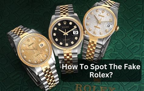 rolex ovetto falso|how to identify a rolex.